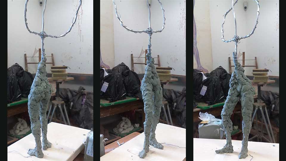 Building a standing male figure in&nbsp;Chavant