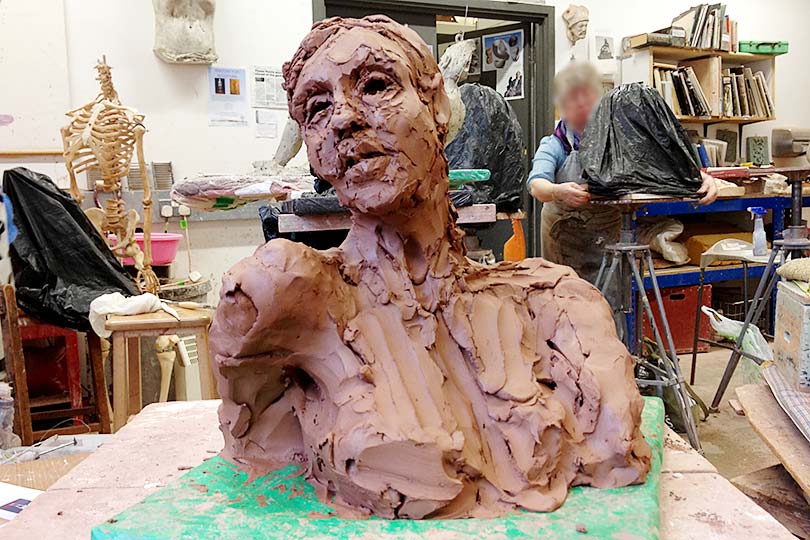 Making the portrait of&nbsp;Letizia