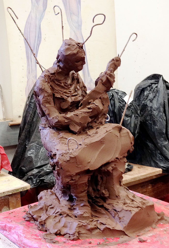 Lucy playing the mandolin – session&nbsp;♯1