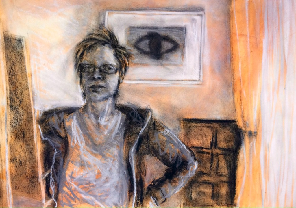 Self portrait drawing