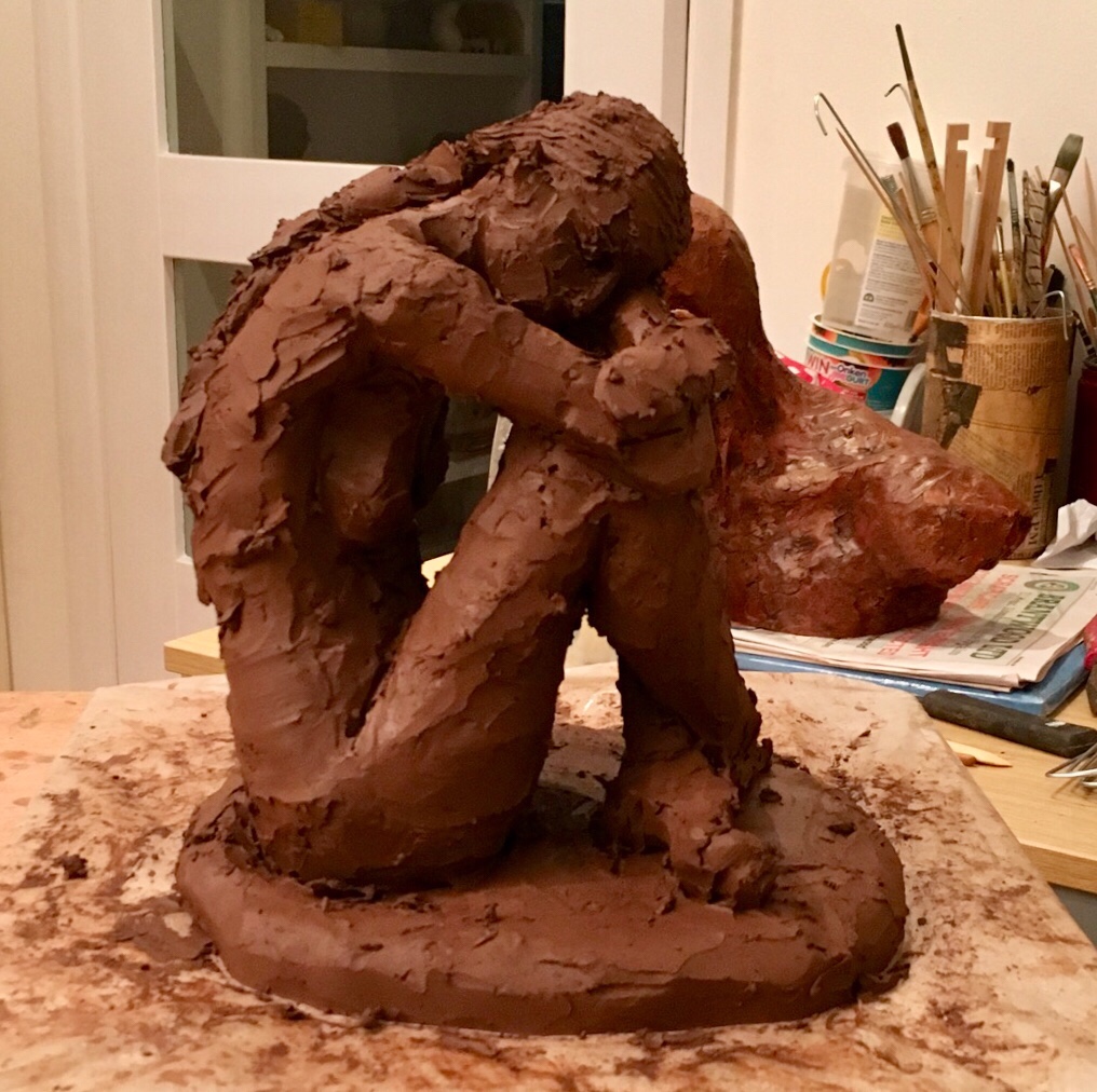 Teaching demo – Making a figure sculpture sketch of Maria from&nbsp;memory