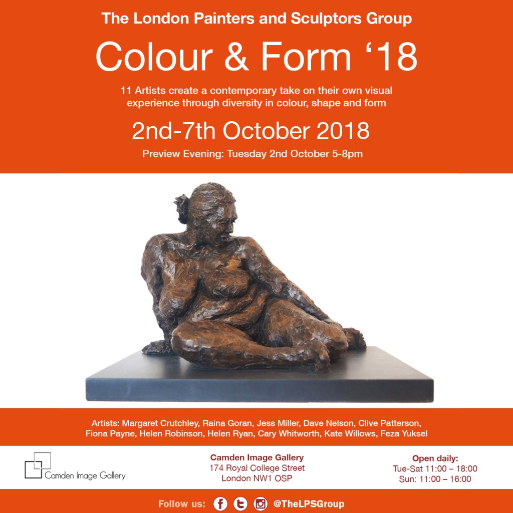 Exhibition in Camden, London: 2 to 7 October 2018