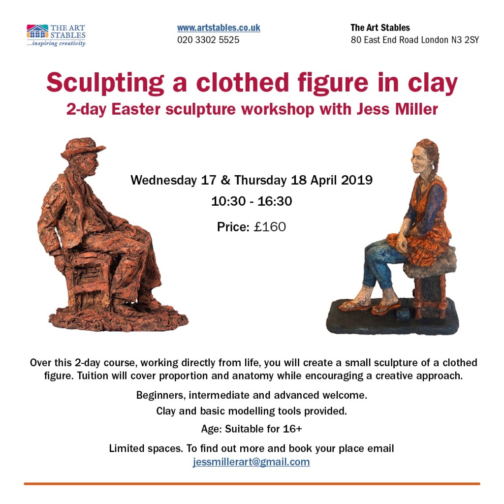 April 2019: 2-day Easter figure sculpture&nbsp;workshop