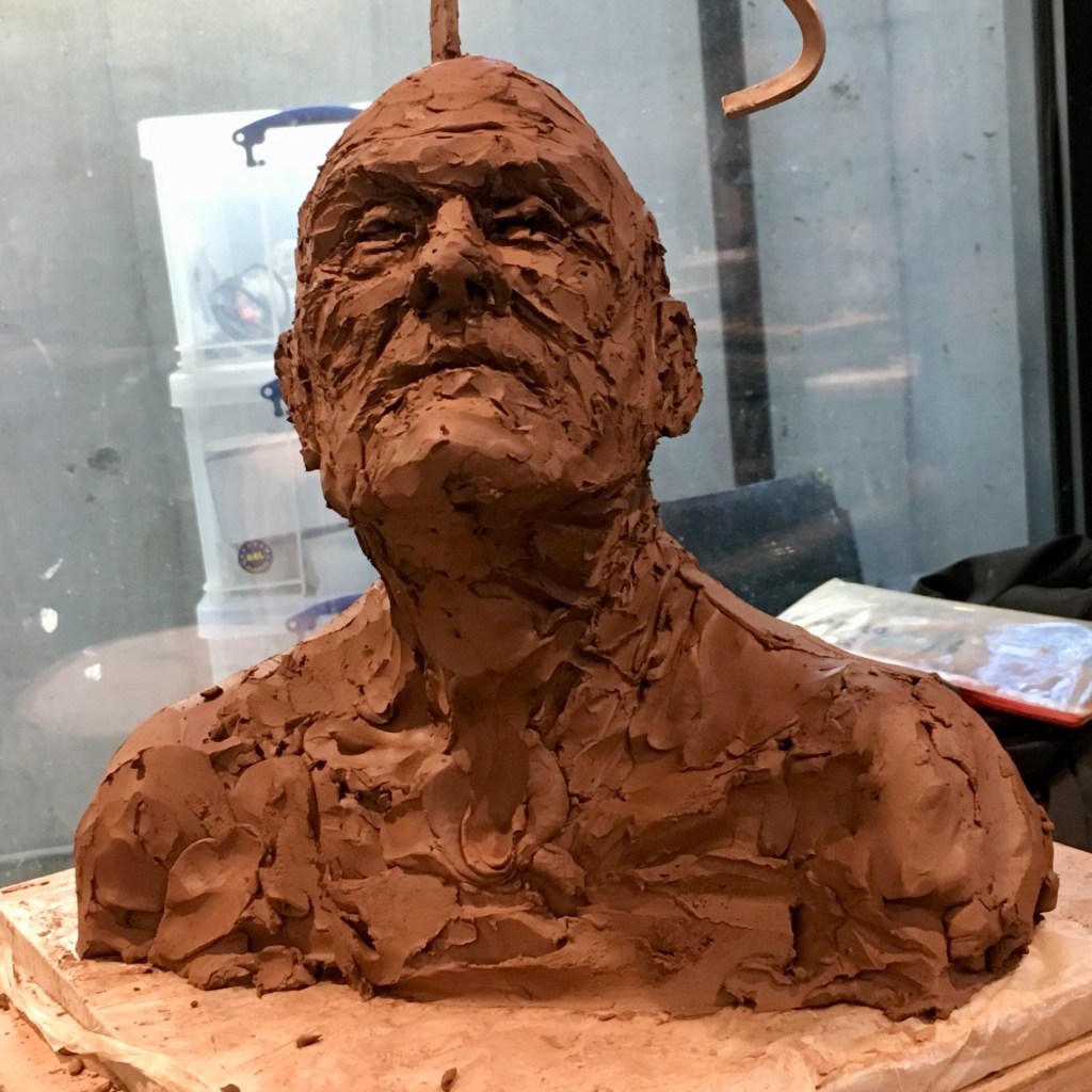 Sculpting portrait & figure sketches of&nbsp;Barrie