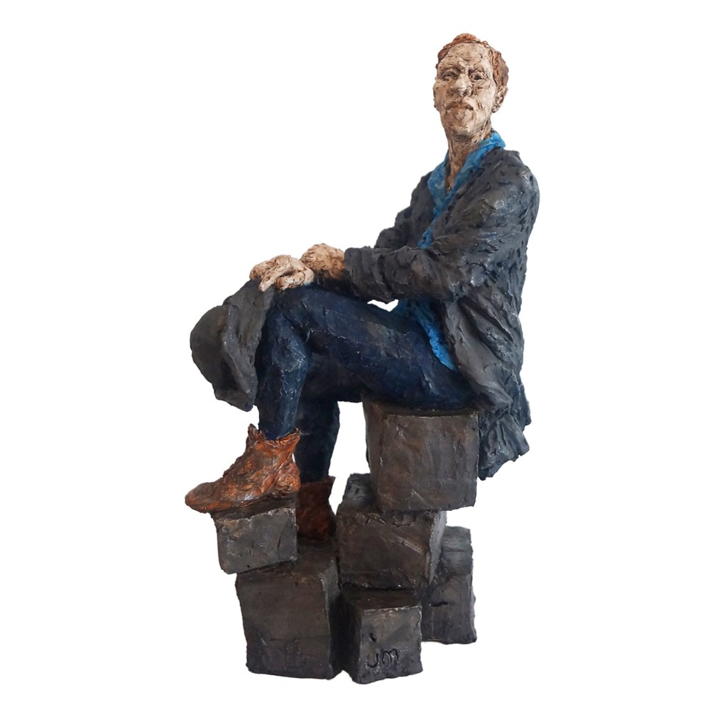 Small figure sculpture of Robin in&nbsp;costume